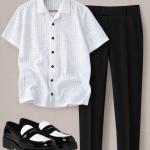 Minimalist Black and White Look