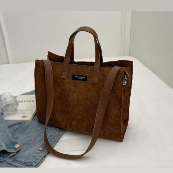 Beyond The Cross Corduroy Tote Bag