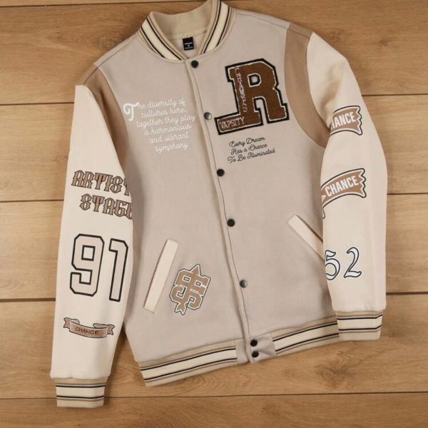 Aesthetic Post--Men's Casual Contrast Color jacket