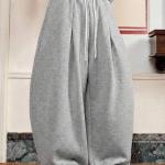 Beyond The Cross Men's Casual Dark Grey Sweatpants, Standard Size, Pockets, Curved Leg